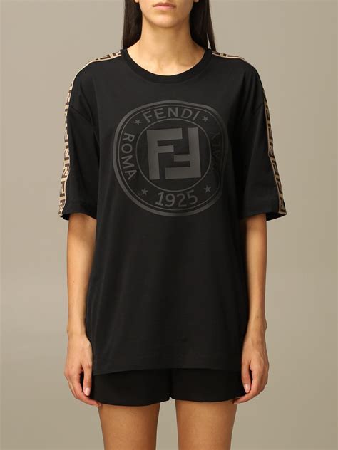 t shirt fendi donna|fendi t shirt women.